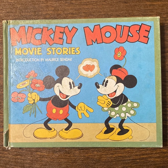 Vintage 1988 Mickey Mouse Movie Stories Book. Intro by Maurice Sendak - Picture 1 of 15